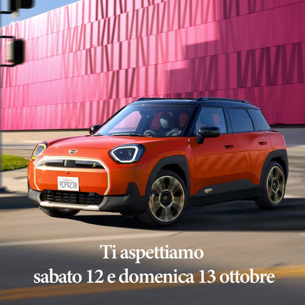 Open Weekend MINI sabato 12 e domenica 13 ottobre